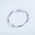 Picture of Small Platinum Plated Fashion Bangle with Fast Delivery