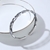 Picture of Small 999 Sterling Silver Fashion Bangle with Speedy Delivery