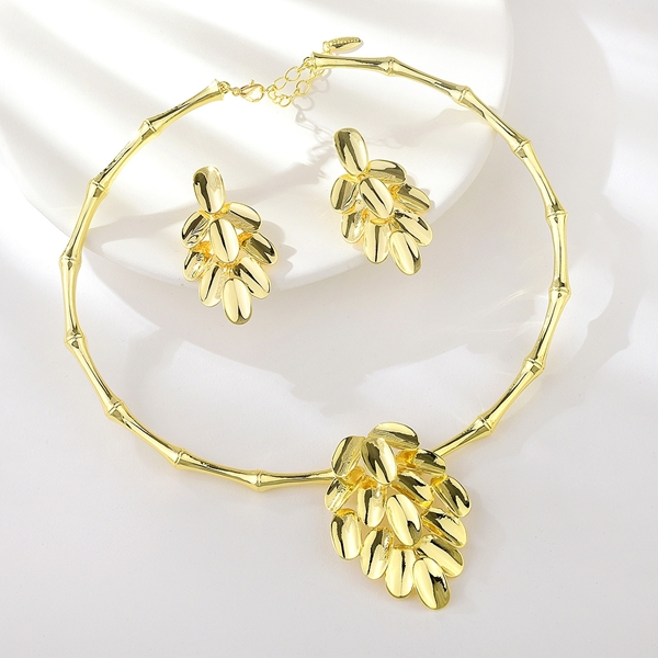 Picture of Trendy Gold Plated Dubai 2 Piece Jewelry Set with No-Risk Refund