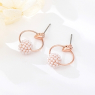 Picture of Classic Artificial Pearl Stud Earrings with 3~7 Day Delivery