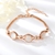 Picture of Affordable Rose Gold Plated Zinc Alloy Fashion Bracelet from Trust-worthy Supplier