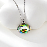 Picture of Great Value White Small Pendant Necklace with Member Discount
