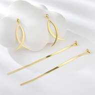 Picture of Purchase Gold Plated Delicate Dangle Earrings from Editor Picks