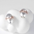 Picture of Brand New Platinum Plated Classic Stud Earrings with SGS/ISO Certification