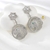 Picture of Stylish Big White Dangle Earrings