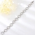 Picture of Designer Platinum Plated White Fashion Bracelet with No-Risk Return