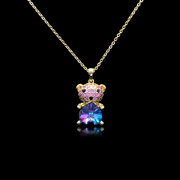 Picture of Top Swarovski Element Small Pendant Necklace