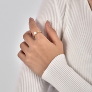 Picture of Low Price Gold Plated Copper or Brass Fashion Ring from Trust-worthy Supplier