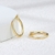 Picture of Wholesale Gold Plated Copper or Brass Hoop Earrings at Great Low Price