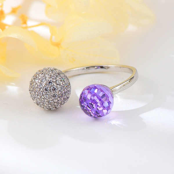 Picture of Filigree Small Swarovski Element Fashion Ring