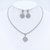 Picture of Funky Medium Cubic Zirconia 2 Piece Jewelry Set