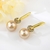 Picture of Purchase Gold Plated Cubic Zirconia Dangle Earrings Exclusive Online