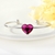 Picture of Love & Heart Swarovski Element Cuff Bangle for Ladies