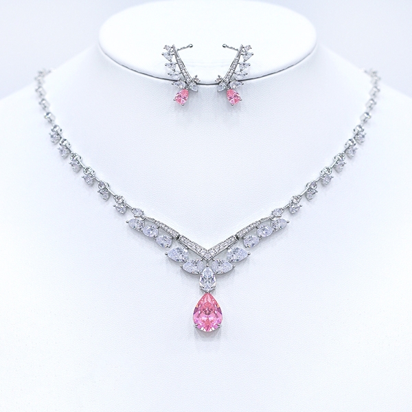 Picture of Unusual Big Luxury 2 Piece Jewelry Set