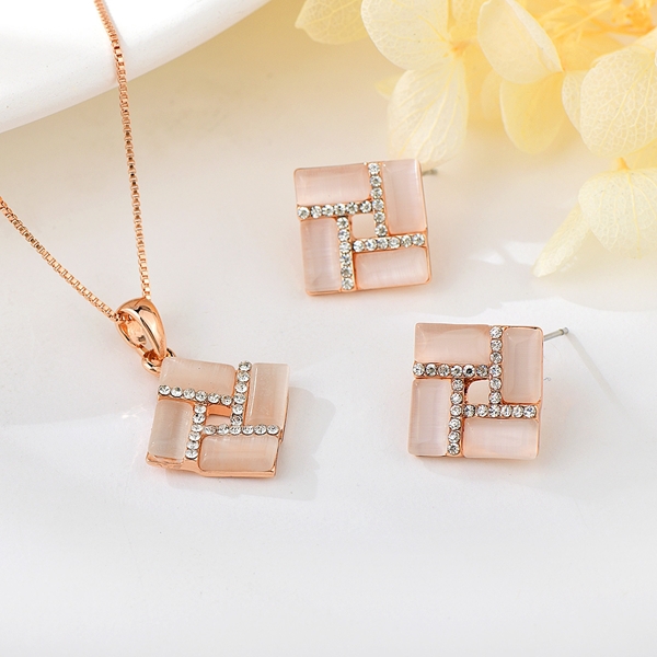 Picture of Classic Opal 2 Piece Jewelry Set in Flattering Style