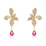 Picture of Luxury Gold Plated Dangle Earrings in Bulk