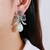 Picture of Bow Pink Dangle Earrings with Beautiful Craftmanship