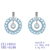 Picture of Popular Cubic Zirconia Luxury Dangle Earrings