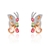 Picture of Famous Big Cubic Zirconia Dangle Earrings