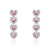 Picture of Luxury Pink Dangle Earrings with Worldwide Shipping