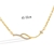 Picture of Delicate Small Short Chain Necklace with 3~7 Day Delivery