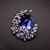 Picture of Bling Big Platinum Plated Brooche