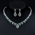 Picture of Inexpensive Platinum Plated Cubic Zirconia 2 Piece Jewelry Set from Reliable Manufacturer