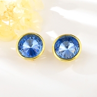 Picture of Fancy Big Blue Big Stud Earrings