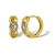 Picture of Irresistible White Copper or Brass Huggie Earrings at Super Low Price