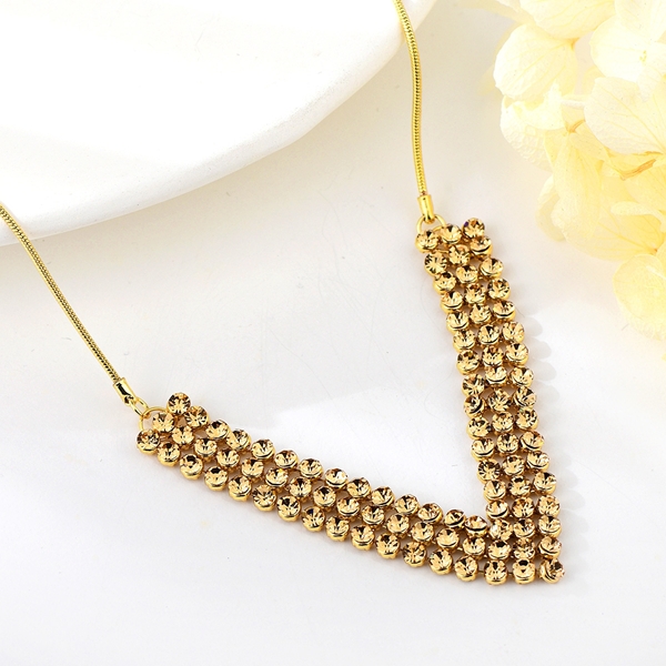 Picture of Pretty Swarovski Element Yellow Short Statement Necklace