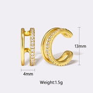 Picture of Fashionable Small Delicate Clip On Earrings