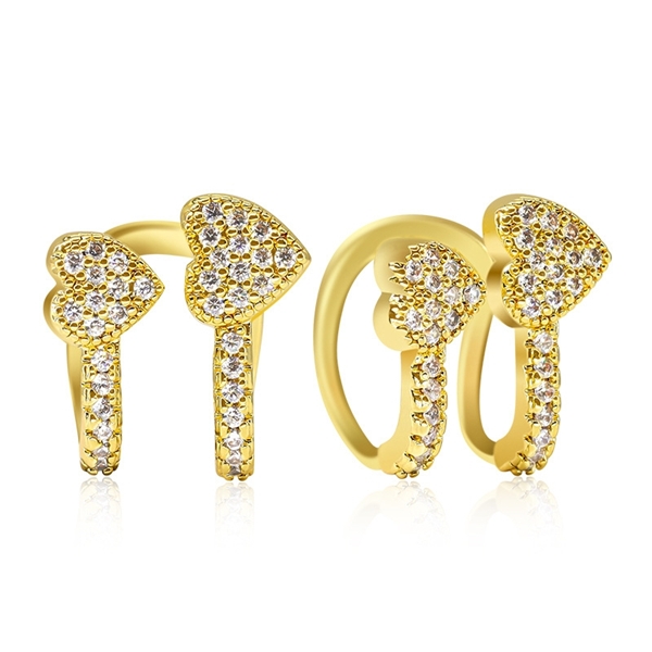 Picture of Delicate Gold Plated Clip On Earrings Online Only