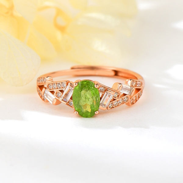 Picture of Sparkly Small Delicate Adjustable Ring