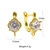 Picture of Most Popular Cubic Zirconia Copper or Brass Huggie Earrings