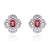 Picture of Nice Cubic Zirconia Big Big Stud Earrings