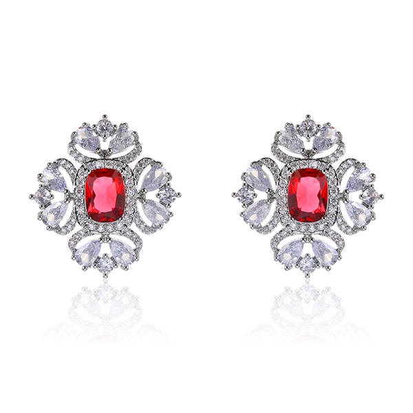 Picture of Nice Cubic Zirconia Big Big Stud Earrings