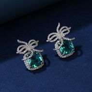 Picture of Nice Cubic Zirconia Luxury Dangle Earrings