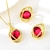 Picture of Great Resin Big 2 Piece Jewelry Set