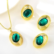 Picture of Bling Big Zinc Alloy 3 Piece Jewelry Set