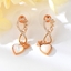 Show details for Copper or Brass White Dangle Earrings with Full Guarantee