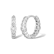 Picture of Distinctive White Small Huggie Earrings with Low MOQ