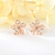 Picture of Irresistible White Rose Gold Plated Big Stud Earrings For Your Occasions