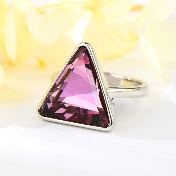 Picture of Fashionable Big Geometric Fashion Ring