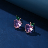 Picture of Delicate Cubic Zirconia Luxury Big Stud Earrings