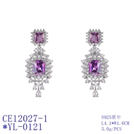 Picture of Popular Cubic Zirconia Luxury Dangle Earrings