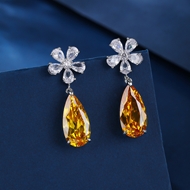 Picture of Luxury Big Dangle Earrings with Speedy Delivery