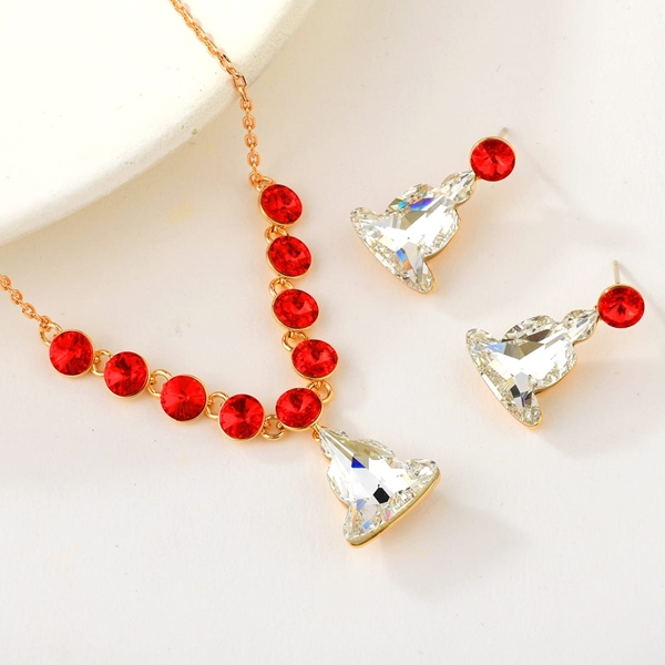 Picture of Unique Swarovski Element Irregular 2 Piece Jewelry Set