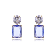 Picture of Party Cubic Zirconia Dangle Earrings with Speedy Delivery