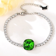 Picture of Amazing Swarovski Element Platinum Plated Fashion Bracelet