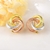 Picture of Filigree Dubai Multi-tone Plated Stud Earrings